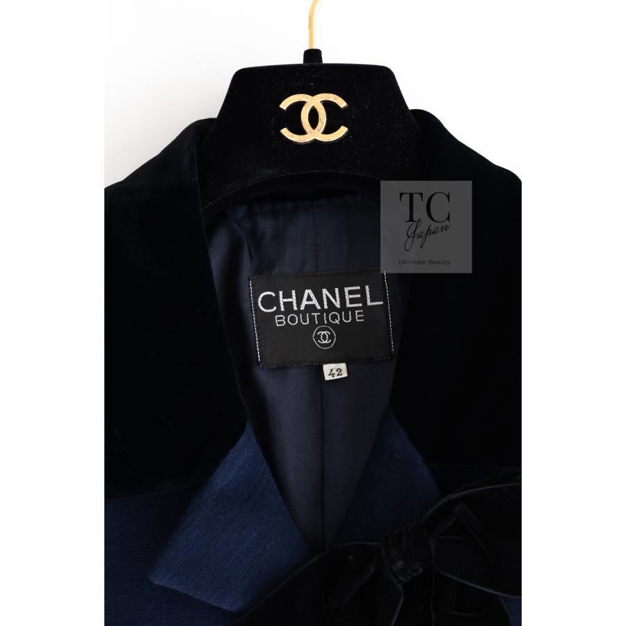 CHANEL（シャネル） スーツ ヴィンテージ ダークネイビー ブラック