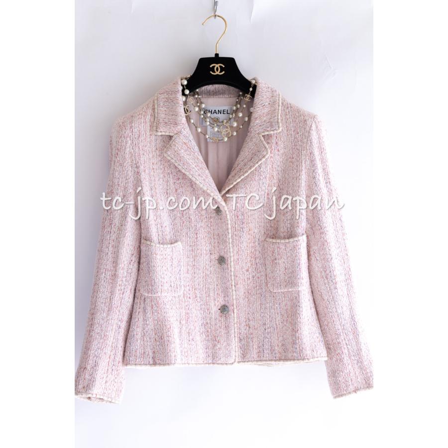 CHANEL シャネル ジャケット ほんのり桜さくらカラー ピンク CHANEL シャネル ジャケット ほんのり桜さくらカラー ピンク