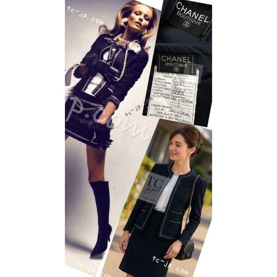 CHANEL（シャネル） ジャケット スーツ ネイビー 