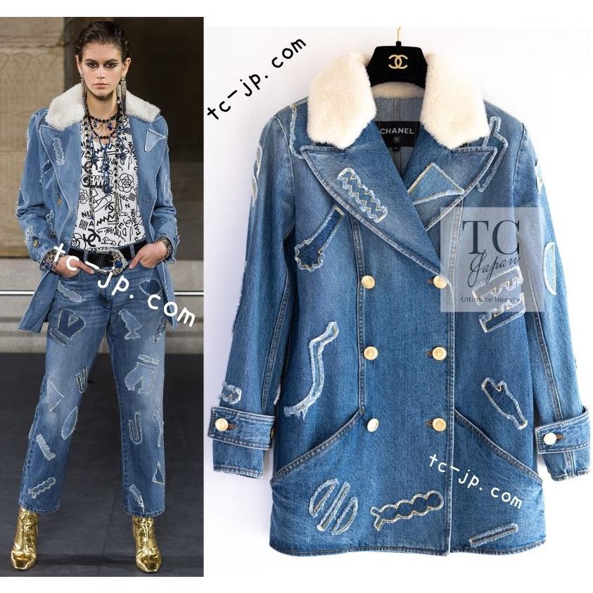 CHANEL シャネル ジャケット コート 144万 2019 ブルーデニム CHANEL シャネル ジャケット コート 144万 2019 ブルーデニム