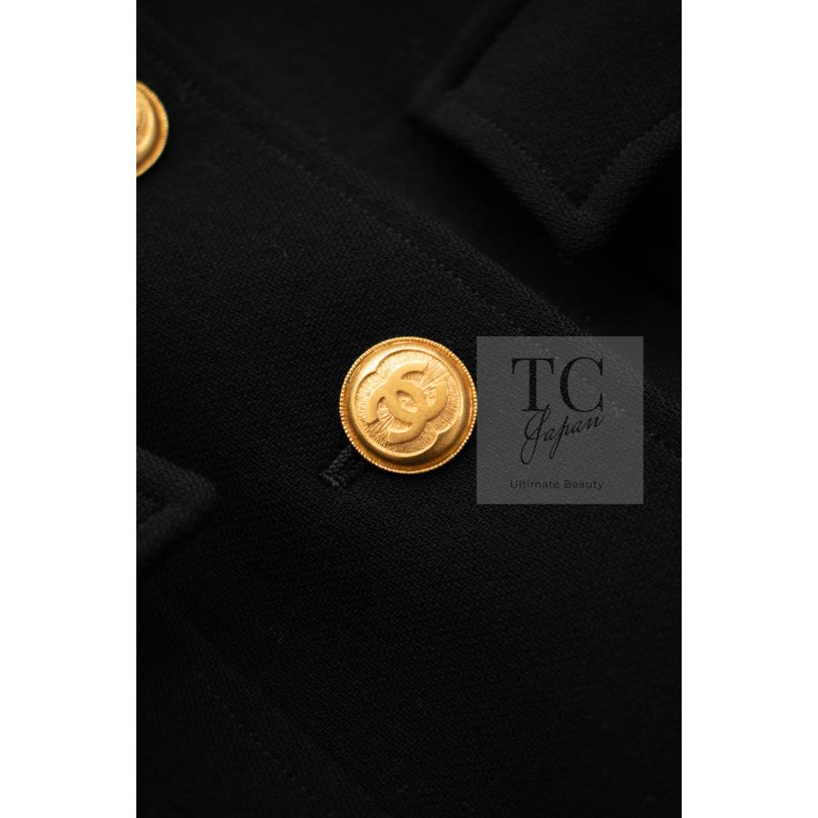 CHANEL（シャネル） ヴィンテージ ジャケット スーツ ブラック ウール
