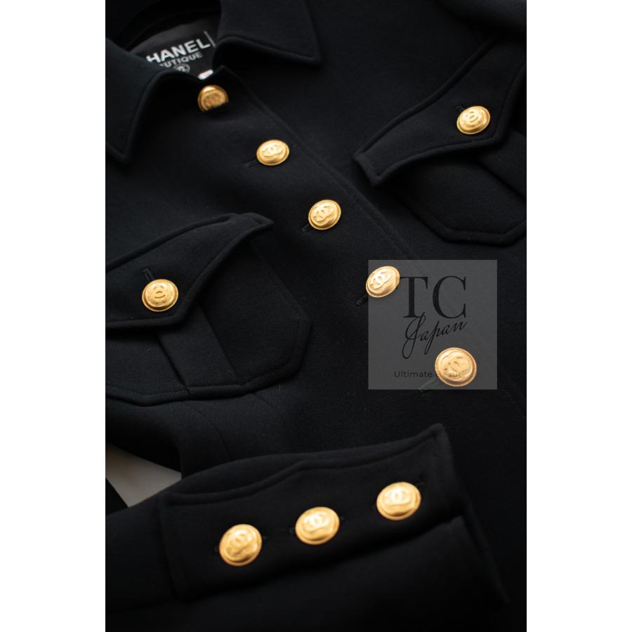 CHANEL（シャネル） ヴィンテージ ジャケット スーツ ブラック ウール