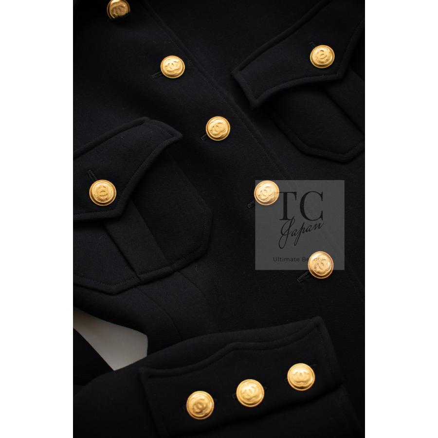 CHANEL（シャネル） ヴィンテージ ジャケット スーツ ブラック ウール
