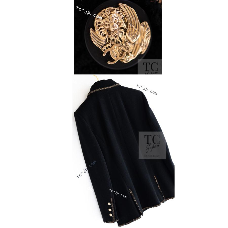 シャネル CHANEL□ミラーCCボタン ジャケット 34 シャネル CHANEL
