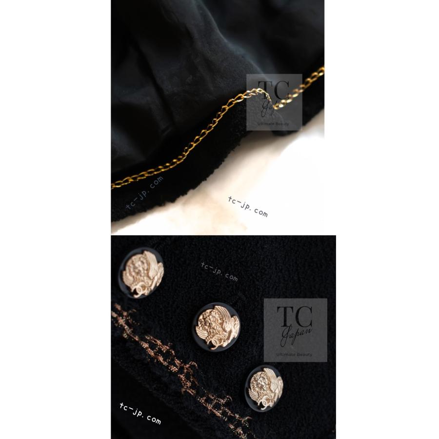 CHANEL（シャネル） ジャケット ブラック ゴールド ライン トリム