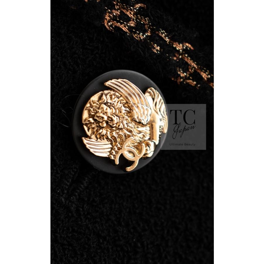 CHANEL（シャネル） ジャケット ブラック ゴールド ライン トリム