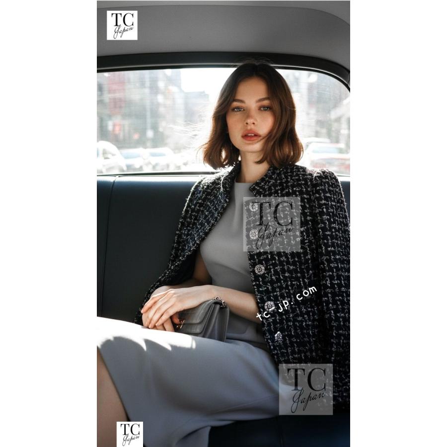 CHANEL（シャネル） ジャケット CHANEL 2022 ブラック ベージュ ウール