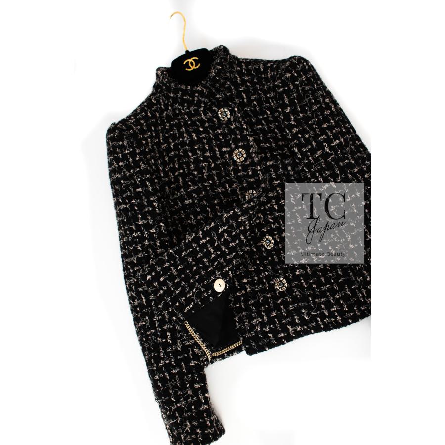 CHANEL（シャネル） ジャケット CHANEL 2022 ブラック ベージュ ウール