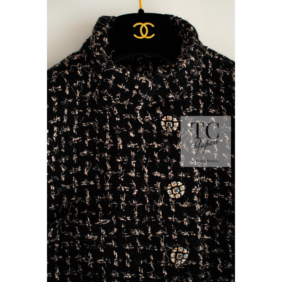 CHANEL（シャネル） ジャケット CHANEL 2022 ブラック ベージュ ウール
