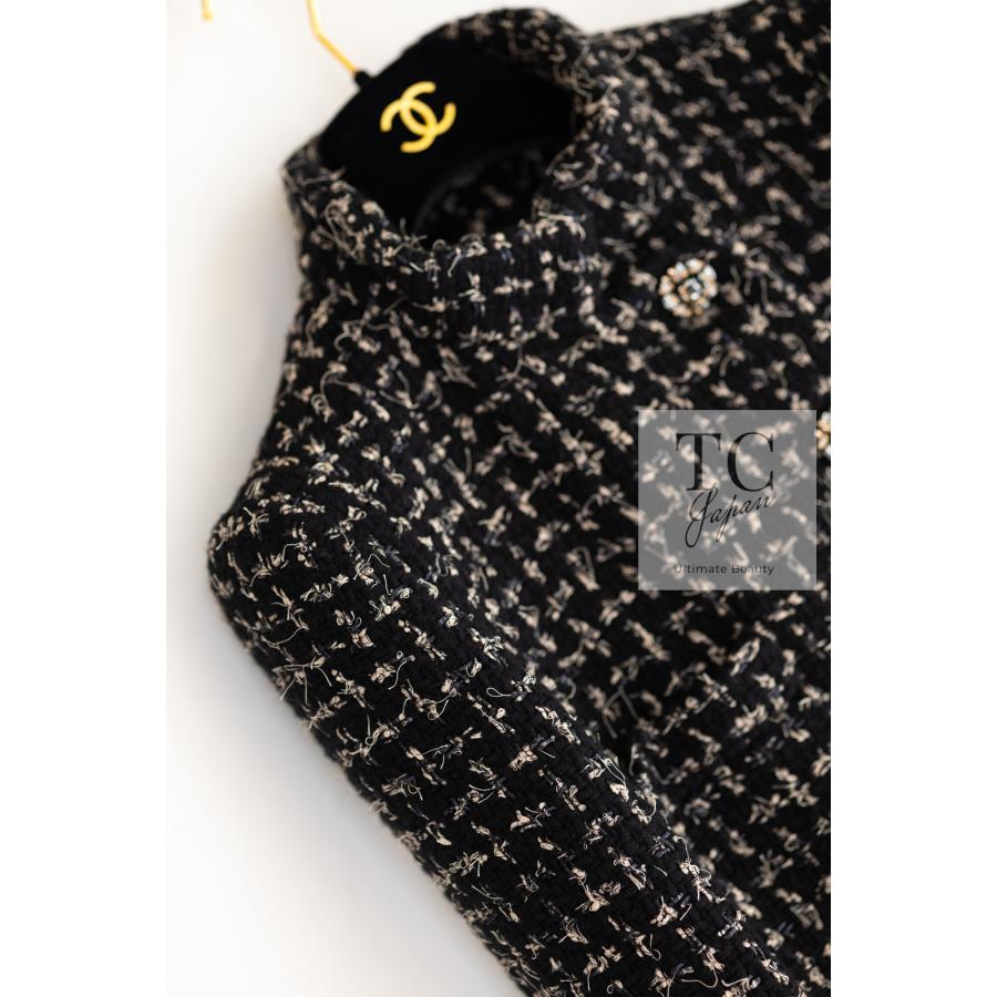 CHANEL（シャネル） ジャケット CHANEL 2022 ブラック ベージュ ウール