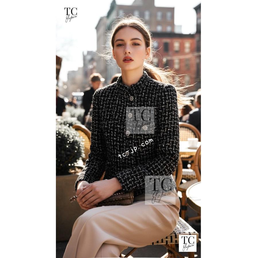 CHANEL（シャネル） ジャケット CHANEL 2022 ブラック ベージュ ウール