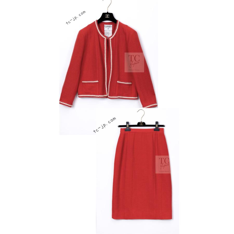 CHANEL（シャネル） ヴィンテージ ジャケット スーツ レッド