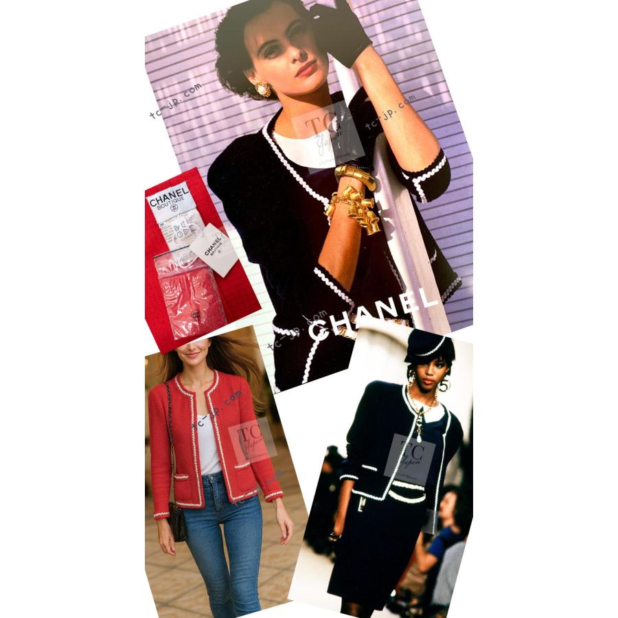 CHANEL（シャネル） ヴィンテージ ジャケット スーツ レッド