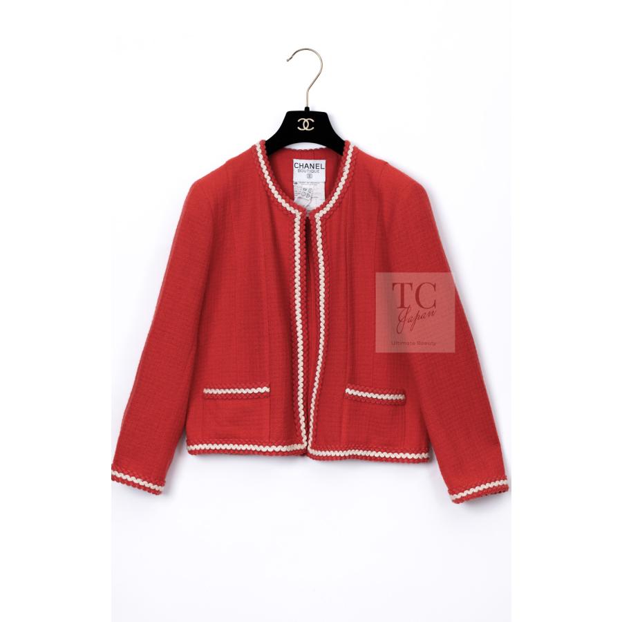 CHANEL（シャネル） ヴィンテージ ジャケット スーツ レッド