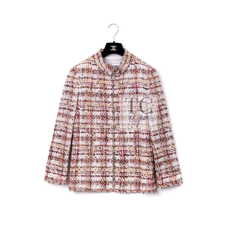 CHANEL（シャネル） ジャケット レッド ブラウン マルチカラー 