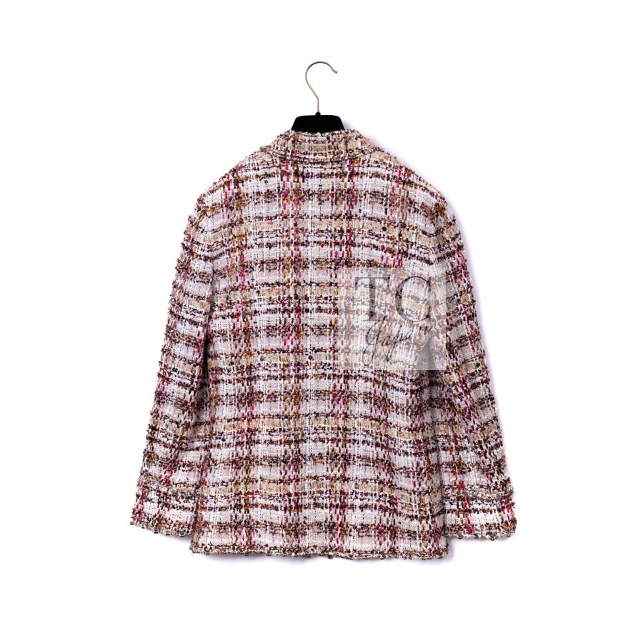 CHANEL（シャネル） ジャケット レッド ブラウン マルチカラー