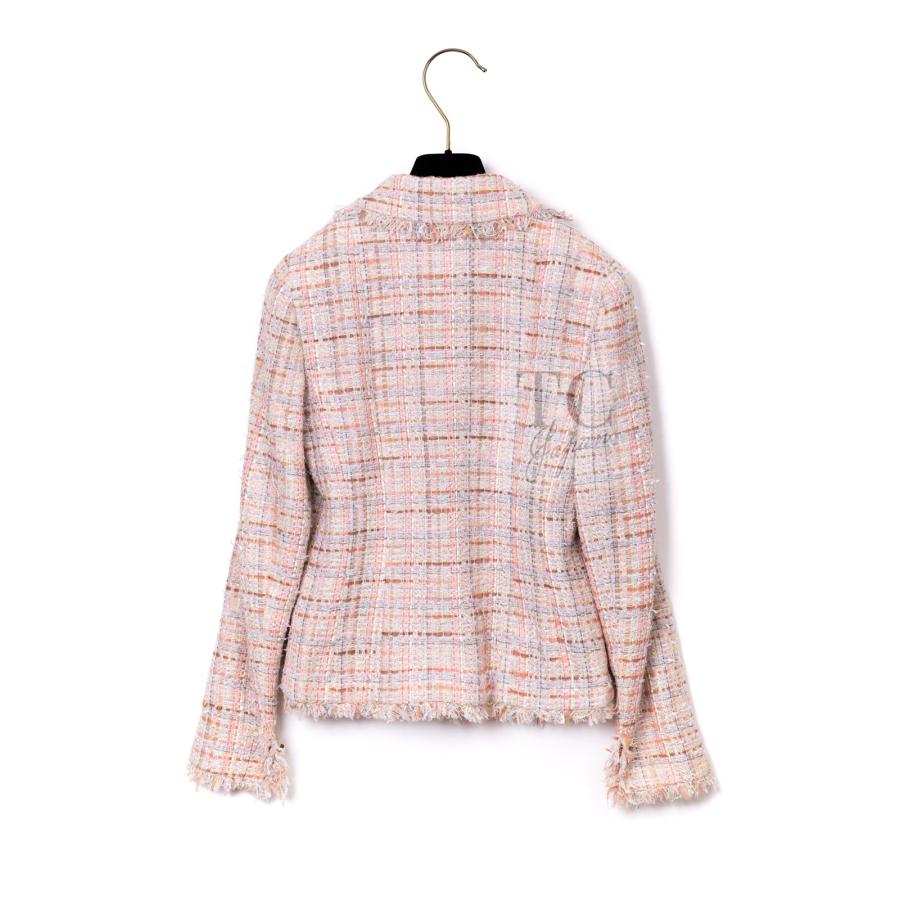 CHANEL（シャネル） ジャケット ヌード ベージュ ピンク マルチカラー 