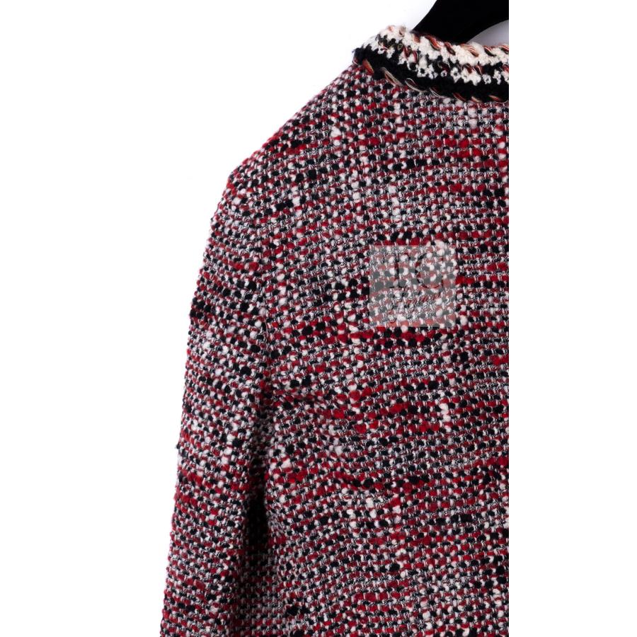 CHANEL（シャネル） ジャケット レッド ブラック アイボリー ウール