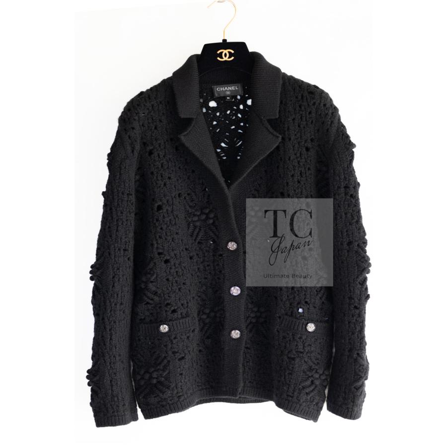 CHANEL（シャネル） ジャケット カーディガン ブラック カシミヤ 100