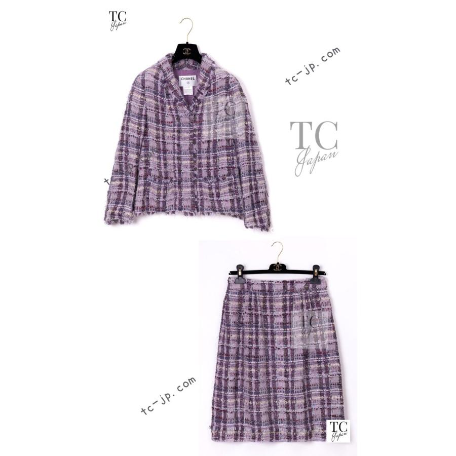 CHANEL（シャネル） ジャケット スーツ パープル ラベンダー ソフト 