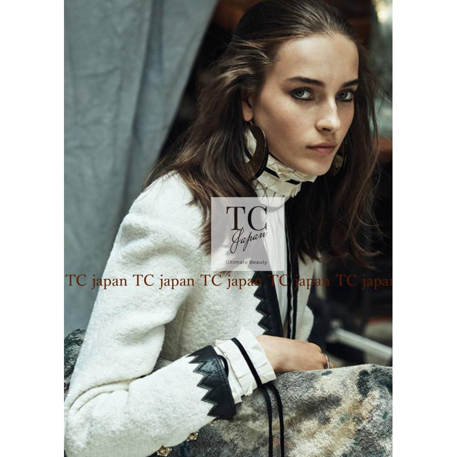 CHANEL（シャネル） スーツ ジャケット アイボリー ウール モヘア 