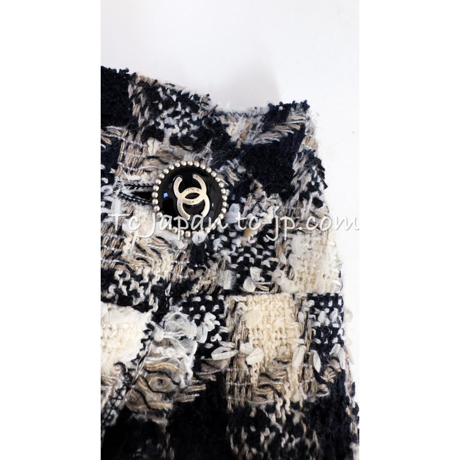 CHANEL シャネル スカート ホワイト ブラック 貴重レア 入手困難  