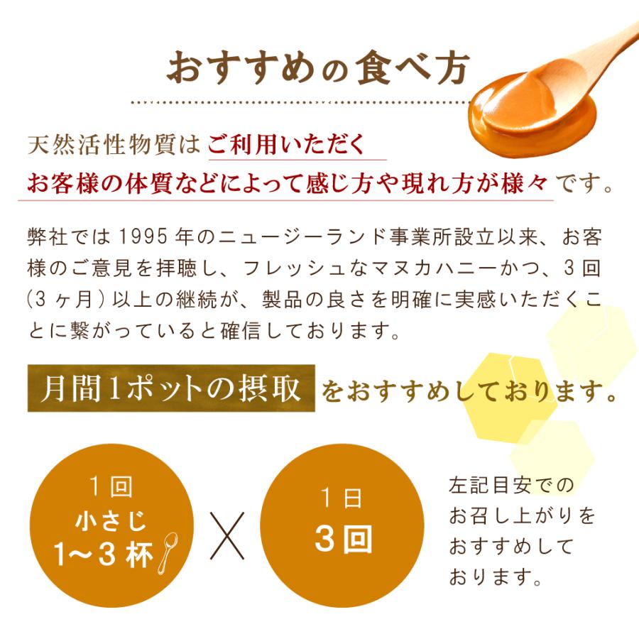 マヌカハニー MGO550+ [5g×50包/500g×1本] ニュージーランド産 インカナムマヌカハニー 非加熱 生はちみつ 健康維持 TCNの画像