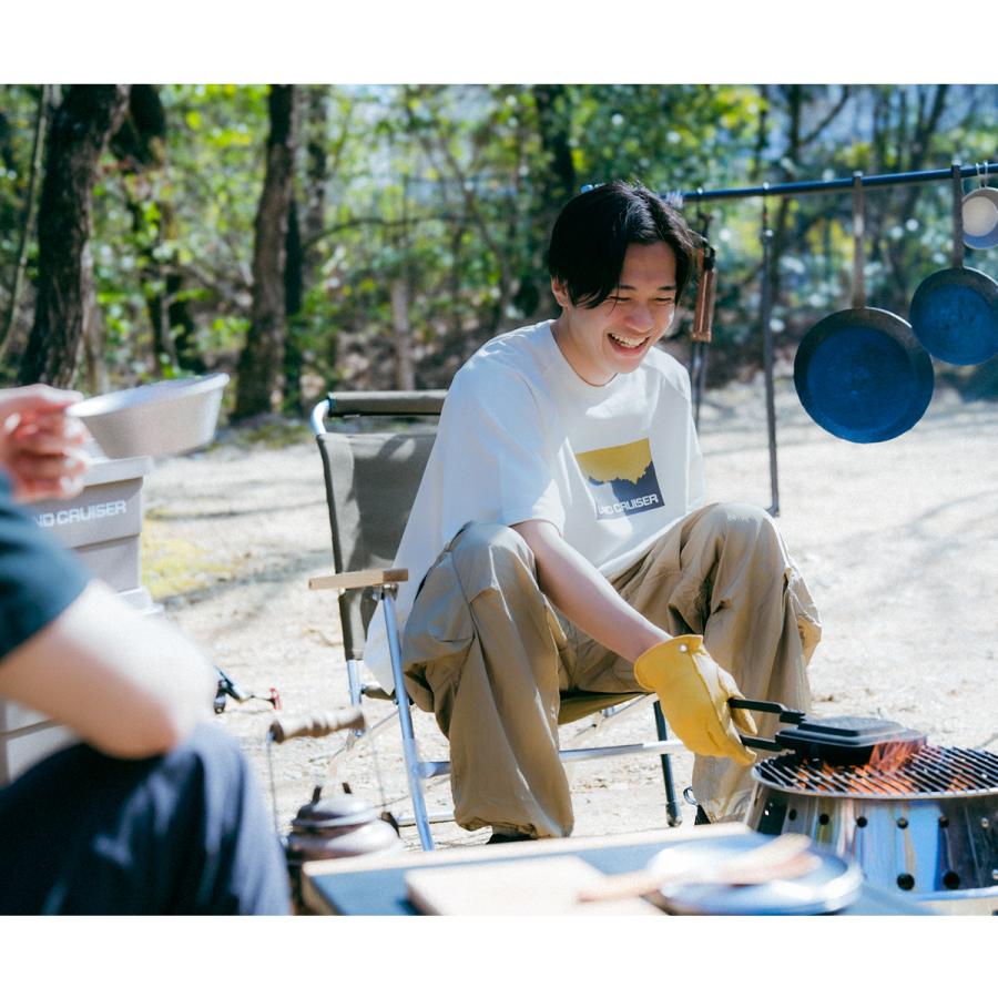 ランドクルーザー×NANGA ルーズフィットTシャツ(WHITE) : LAND ランドクルーザー×NANGA ルーズフィットTシャツ(WHITE) : LAND