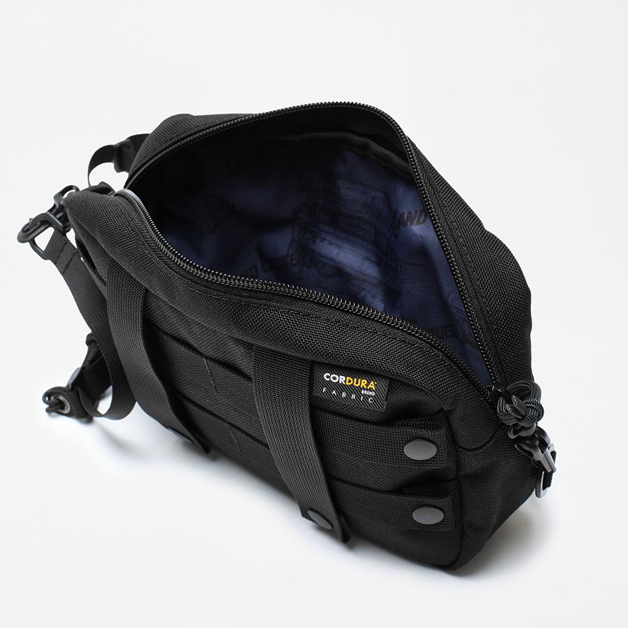 Malymoon クロスジップレザーシスター ブラック Man ブラック トッズ Di バッグ レザー クロスボディ ミニ