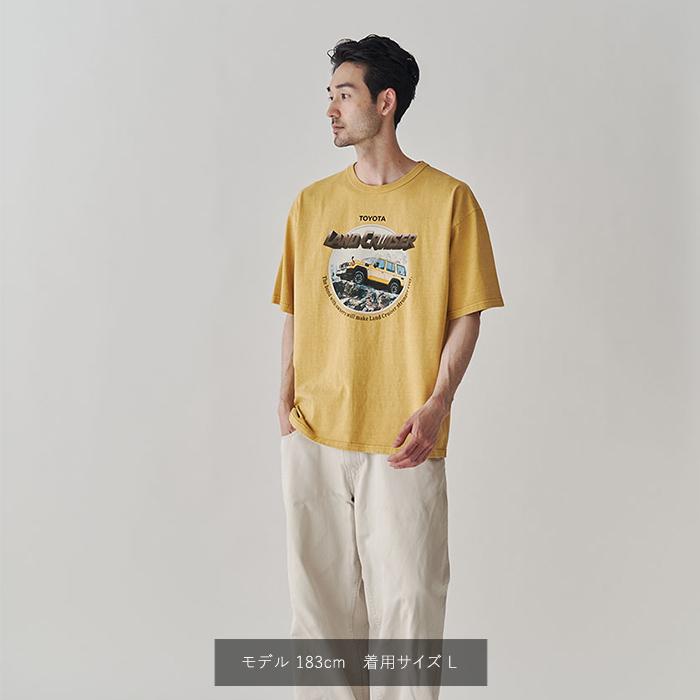 ピグメントダイ ヴィンテージ風70Tシャツ : ランドクルーザー
