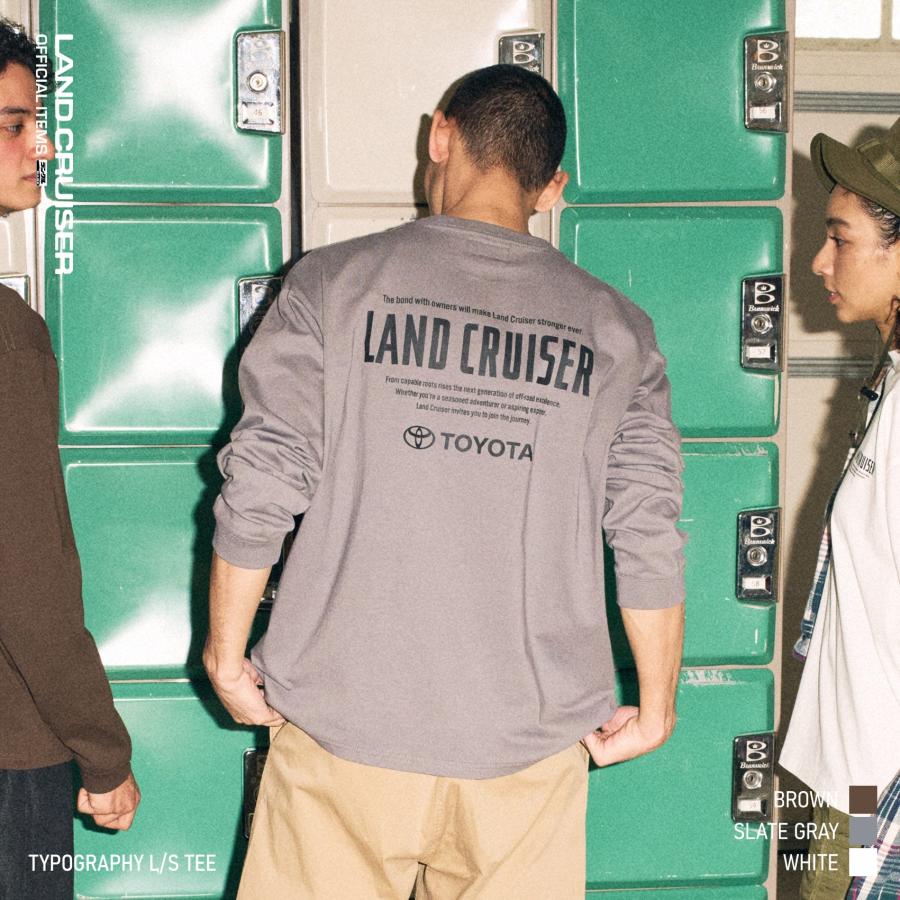 タイポグラフィ長袖Tシャツ : ランドクルーザー オフィシャル アイテム