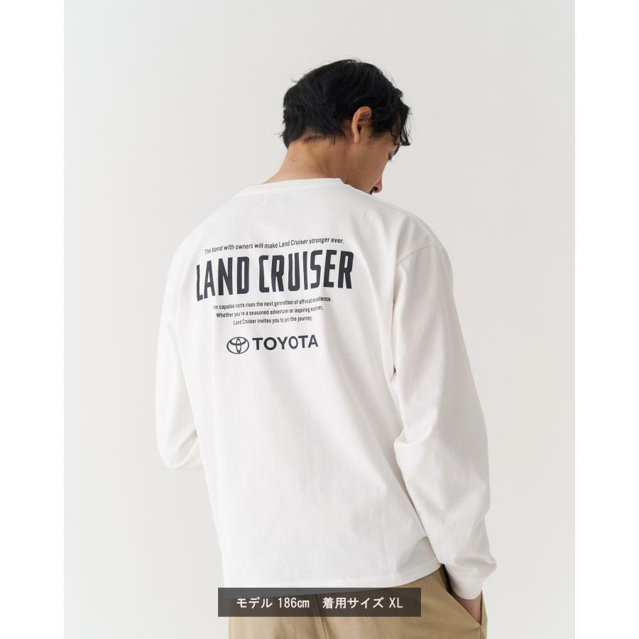 タイポグラフィ長袖Tシャツ : ランドクルーザー オフィシャル アイテム