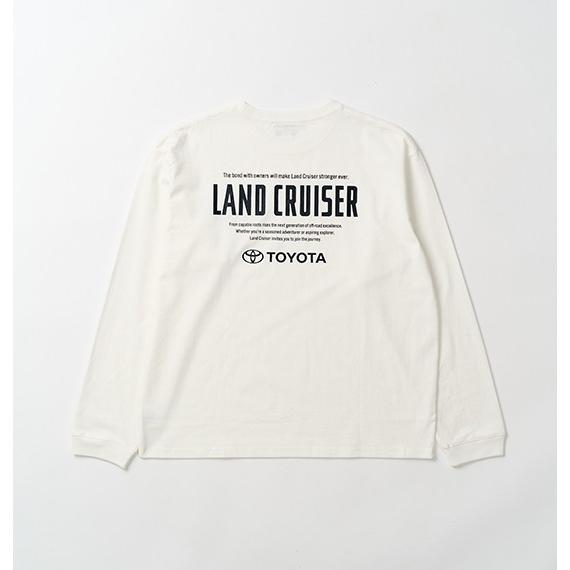 タイポグラフィ長袖Tシャツ : ランドクルーザー オフィシャル アイテム