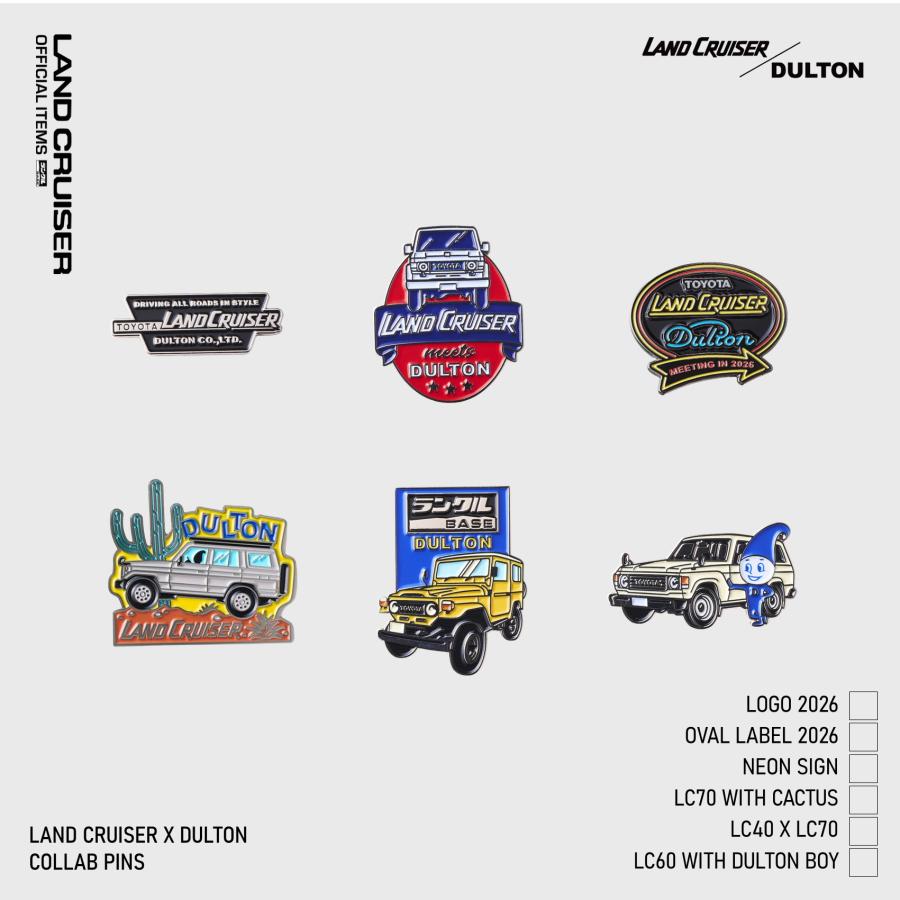 ランドクルーザー ×DULTON コラボピンズ : ランドクルーザー