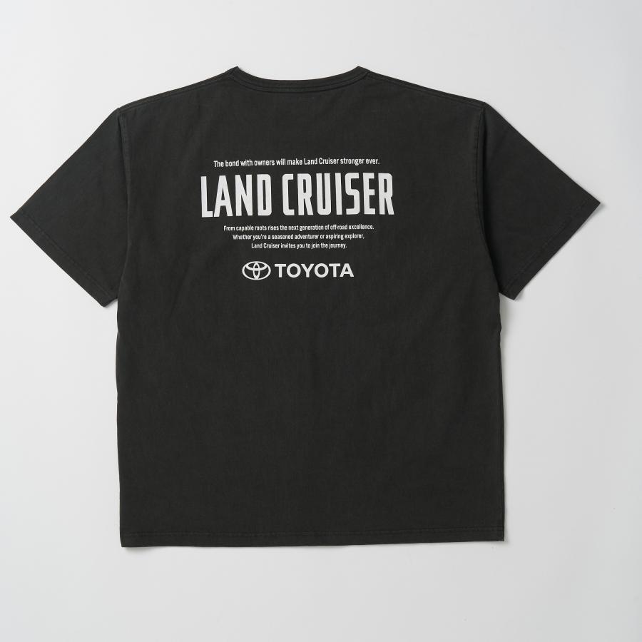 ピグメントダイ タイポグラフィTシャツの画像