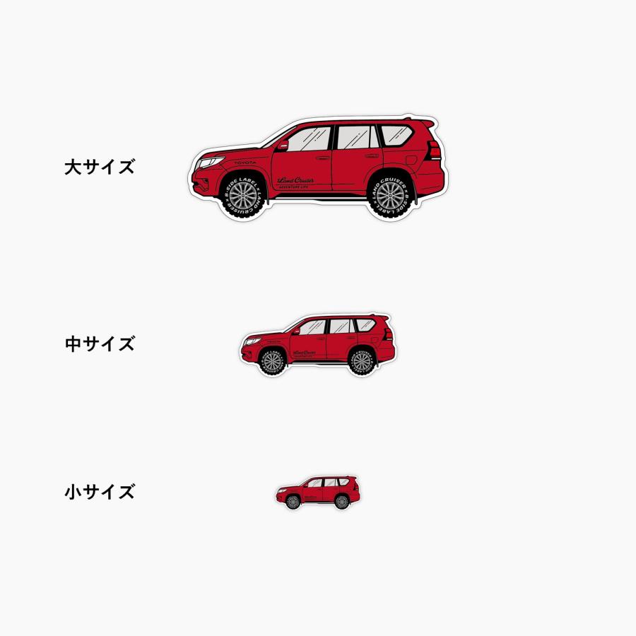 ランクルBASE × B-SIDE LABEL ステッカー LC150 : ランドクルーザー