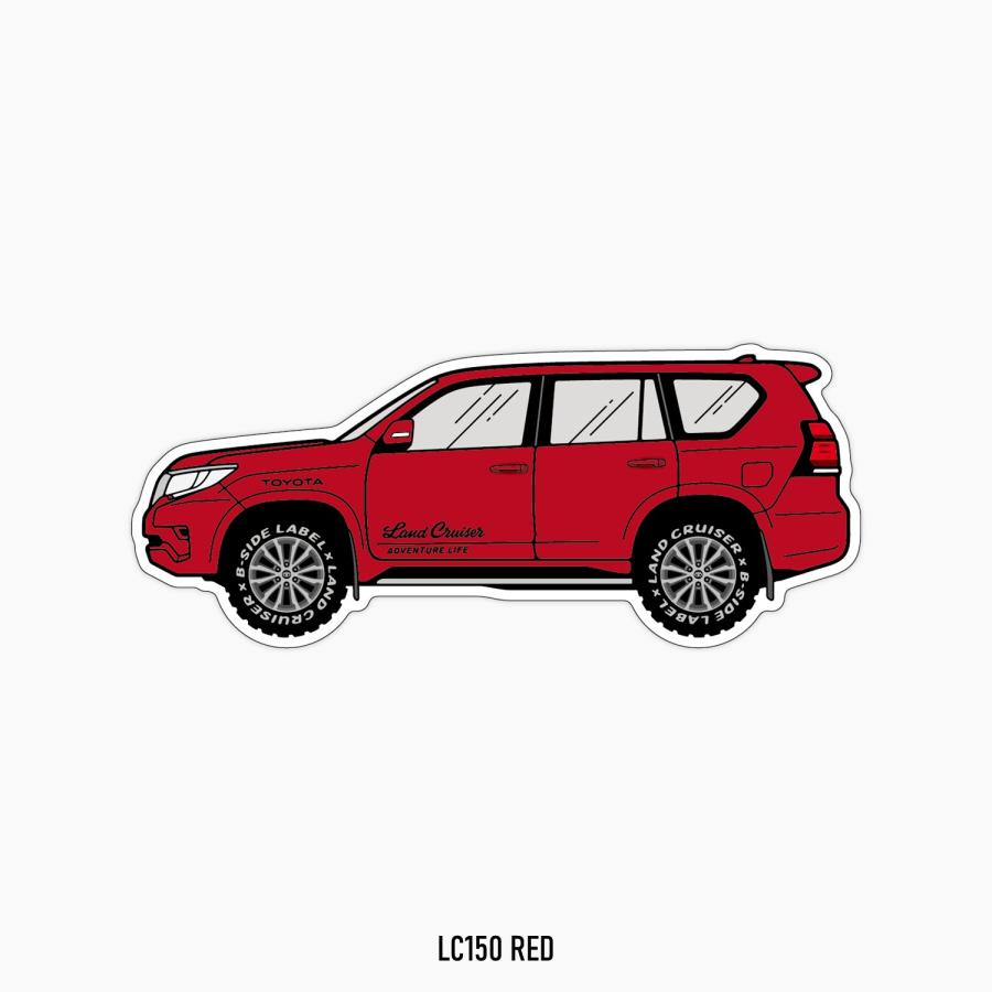 ランクルBASE × B-SIDE LABEL ステッカー LC150 : ランドクルーザー
