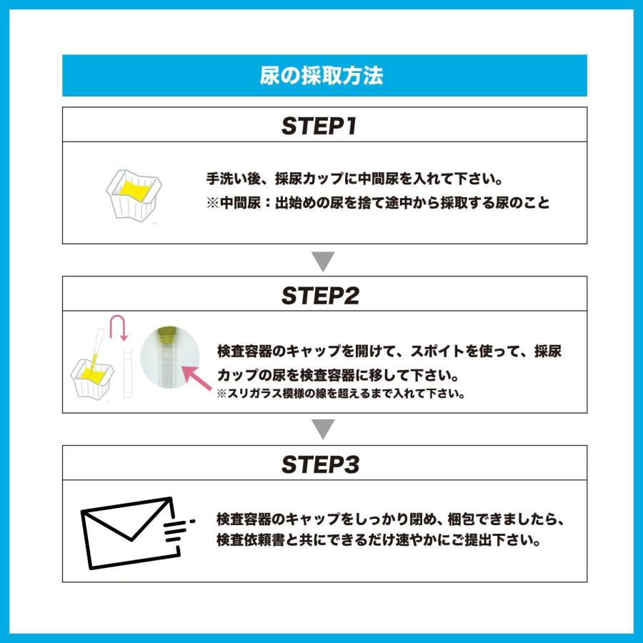 ピロリ菌検査キット 自宅検査 尿で簡単 胃がんリスクチェック 郵送検査