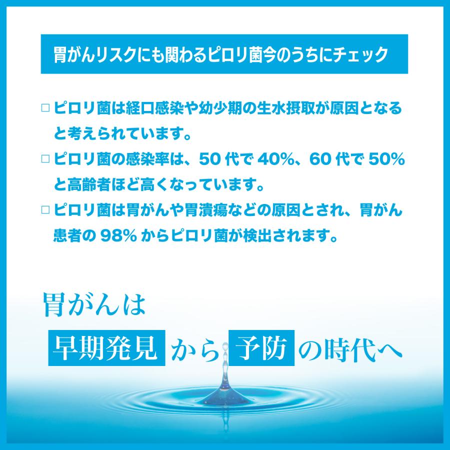 ピロリ菌検査キット 尿検査 抗体検査 胃がん 胃炎 などの原因菌