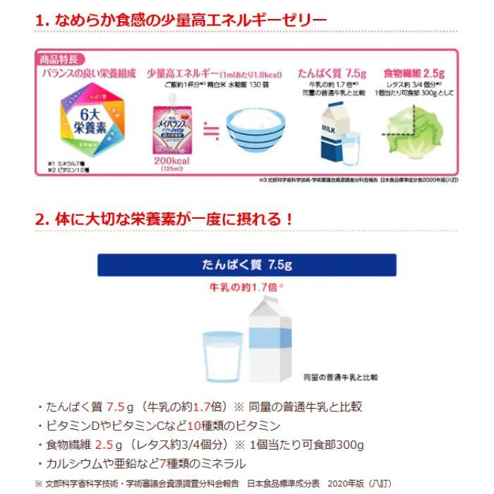 メイバランスゼリー8種類50個 お試し】 明治 メイバランス ソフトJelly 計8個 (8種×1個)