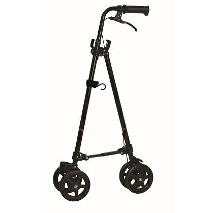 フジホーム ハンドレールステッキII ブラック[杖 歩行・移動 ハンド