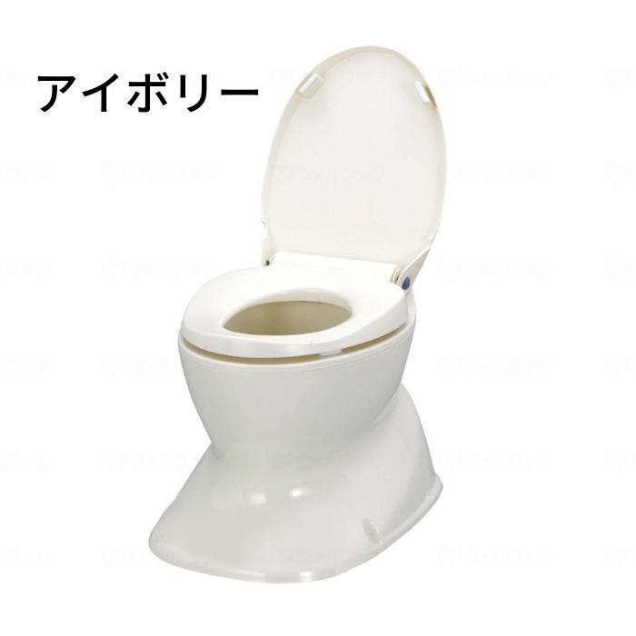 【送料無料】【アロン化成】サニタリエース HG 据置式 ５３４−１２３ 安寿 ポータブルトイレ 2124の画像