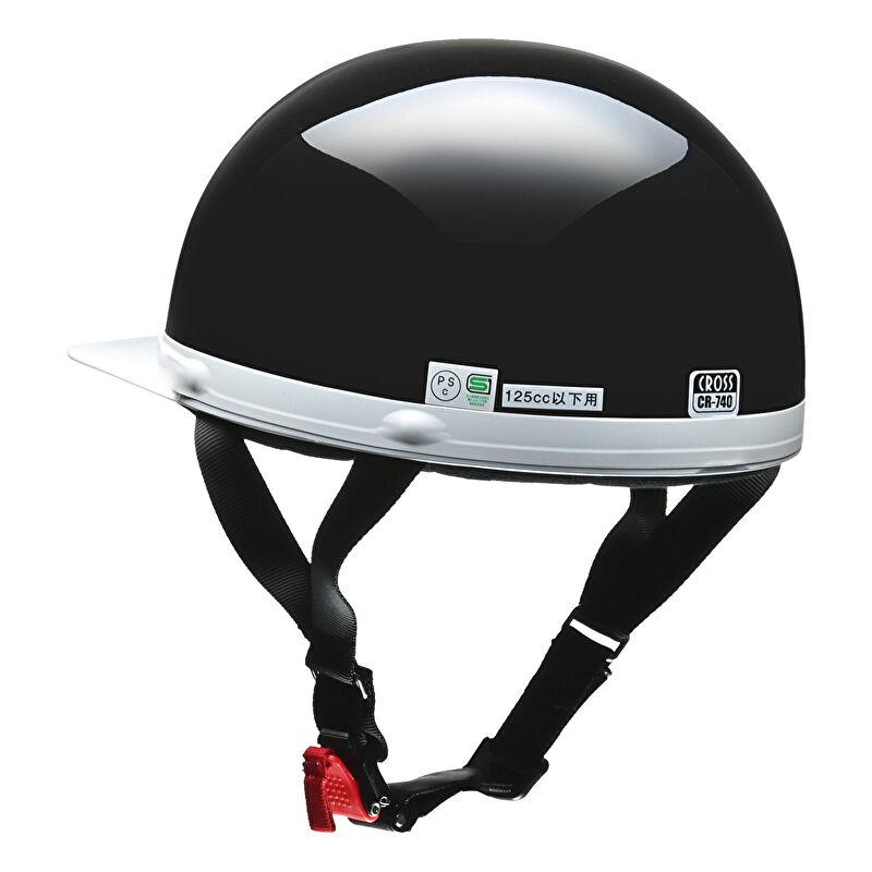 リード工業 ハーフヘルメット ブラック CR-740-BK フリーサイズ｜tctc｜03