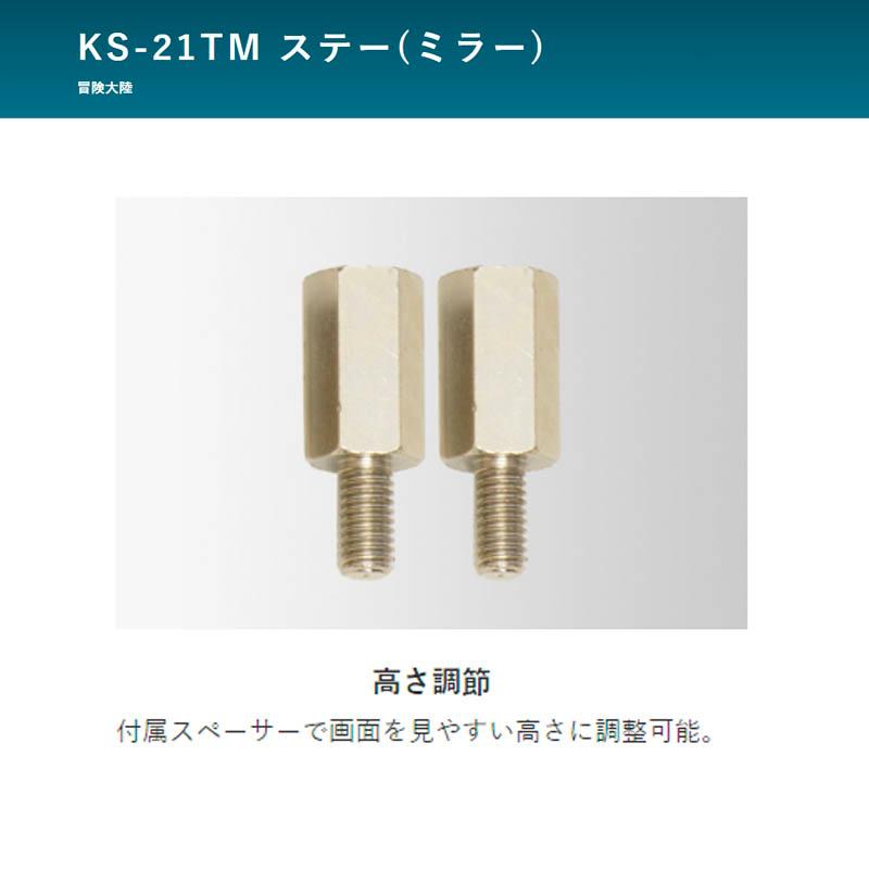 リード工業 【冒険大陸】二輪用 専用取付ステー ミラータイプ 変幻自在