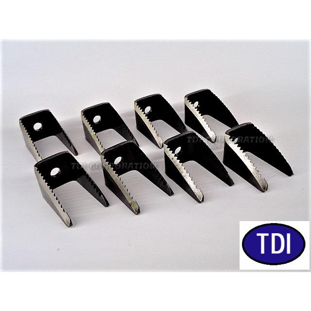 ヤンマー コンバイン ワラ切刃 CA-F 8個セット : TDIヤフー店 - 通販