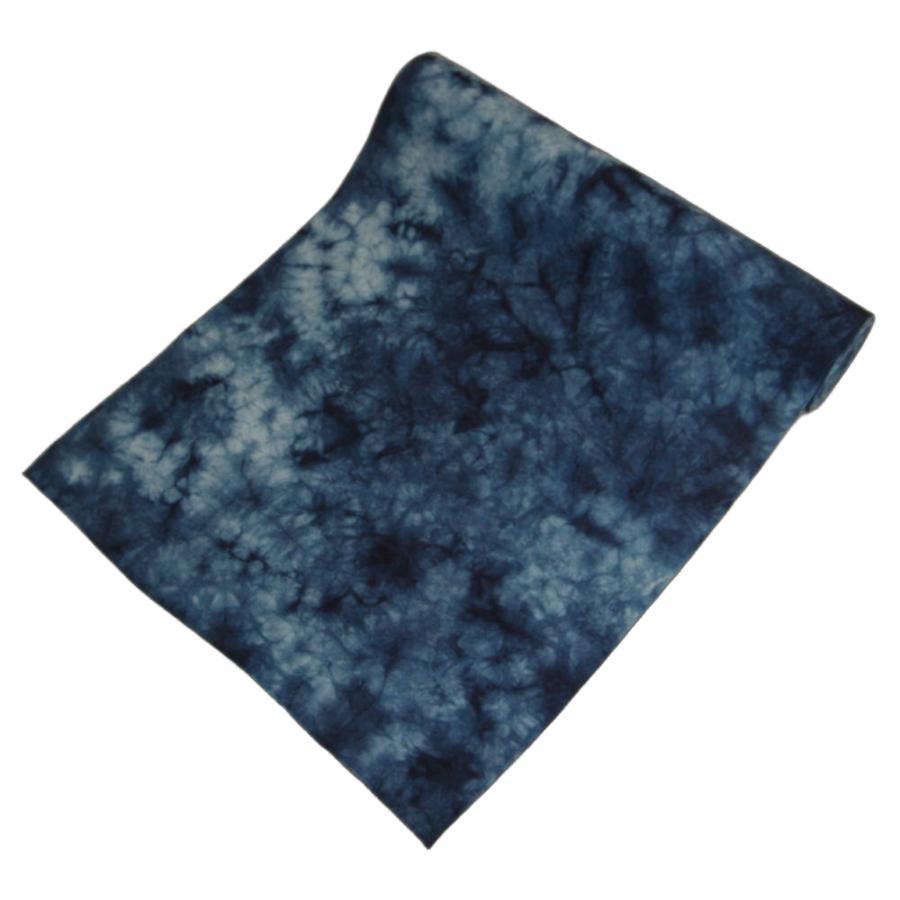 藍染 阿波本藍染手拭い ムラクモ染 天然灰汁醗酵建ての本物の一枚