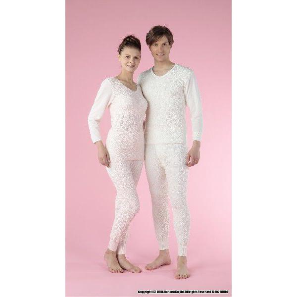 ひだまり　健康肌着　婦人　スラックス下　ズボン　L　ヒップ92〜100　ピーチ 健康肌着 ひだまり極 婦人用 スラックス下 【防寒 抗菌防臭 ご