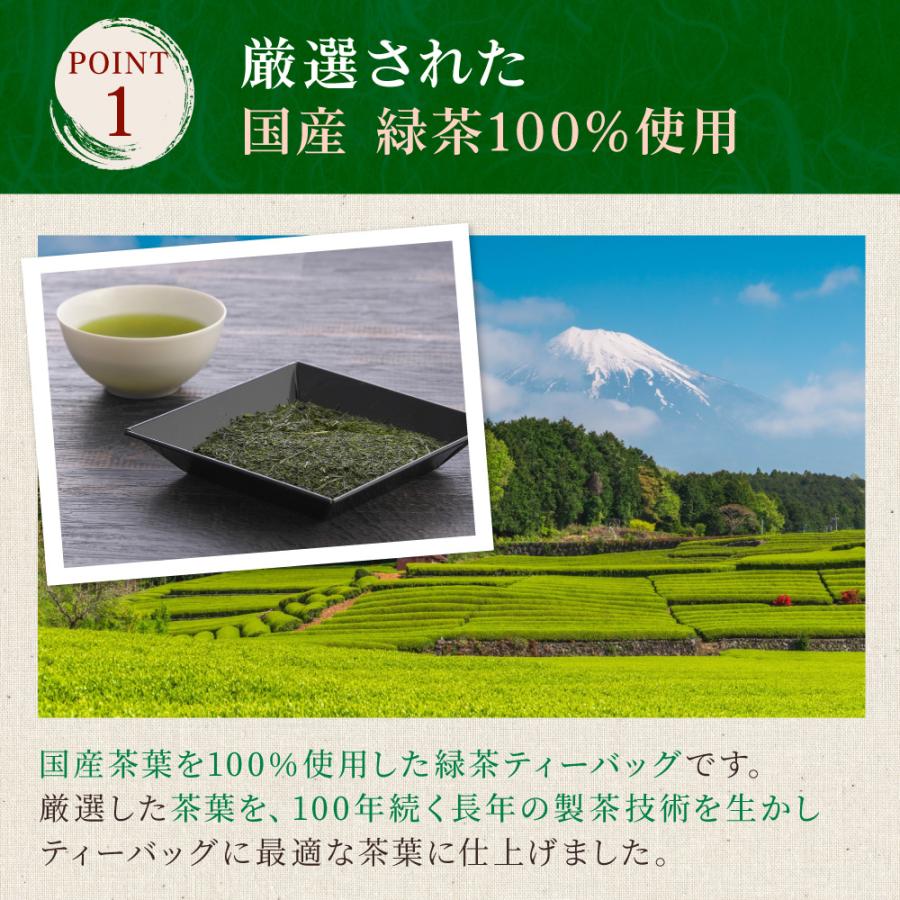 緑茶ティーバッグ 2g×100個入 抹茶入り | わが家のちゃぶ台 送料無料