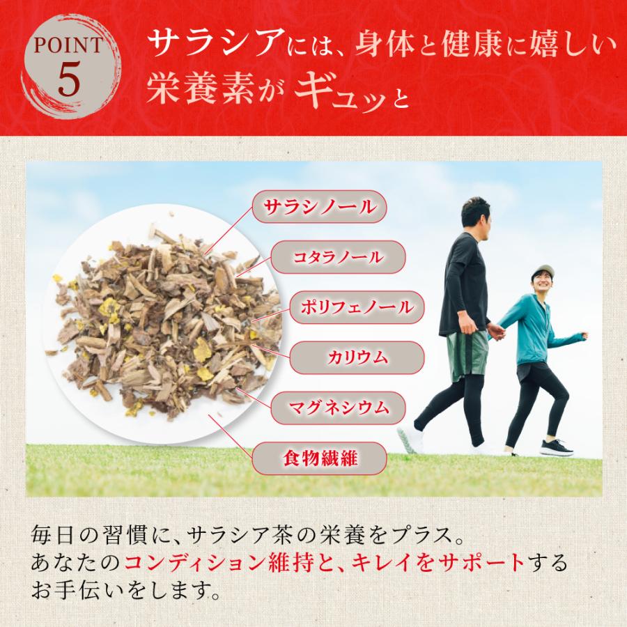 サラシア茶 3g×45p×4袋 | わが家のちゃぶ台 送料無料 ティーバッグ