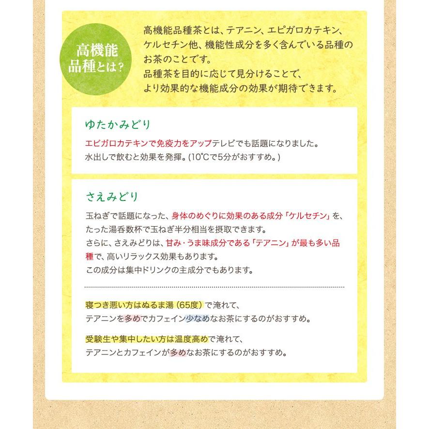 2024年 新茶 母の日 ギフト お茶 プレゼント 緑茶 茶葉 上級茶 福袋 100g×3個 知覧茶 茶葉｜tea-sanrokuen｜14